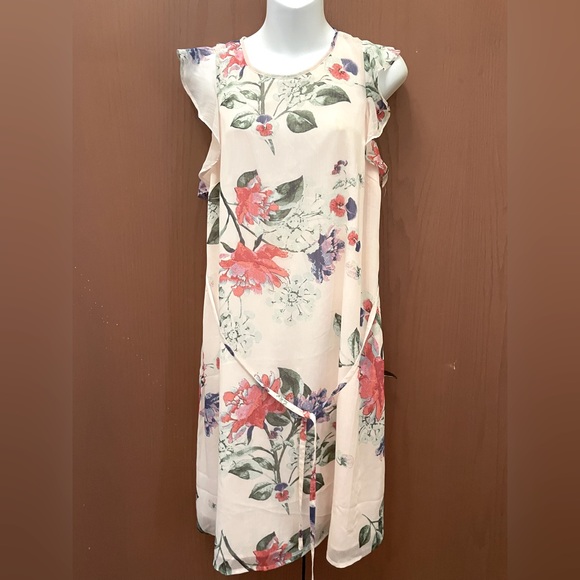 Motherhood Maternity Size Small Midi Length floral Dress. - Picture 3 of 14
